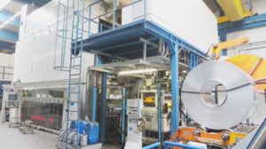 Transfer press line Muller Weingarten HUQ 4.1100 - 1100 ton (ID: 76410) - Dabrox.com