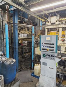 Transfer press line Muller Weingarten HUQ 4.1100 - 1100 ton (ID: 76410) - Dabrox.com