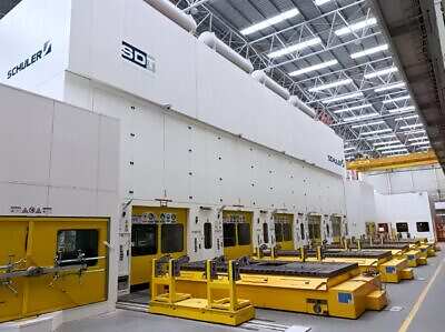 Tandem press line Schuler G1 5P/7300 — 7300 ton (Photo 1)