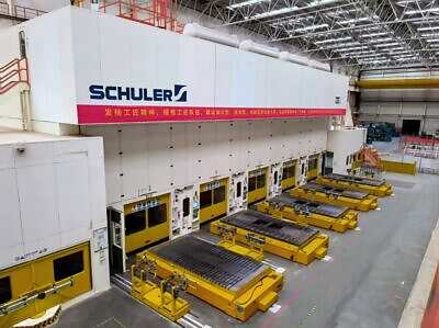 Tandem press line Schuler G1 5P/7300 — 7300 ton (Photo 5)