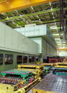 Stamping press line Muller Weingarten G1 — 7300 ton