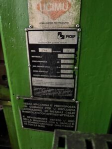 Friction screw press Ficep PVM 280 - 800 ton (ID: 76255) - Dabrox.com