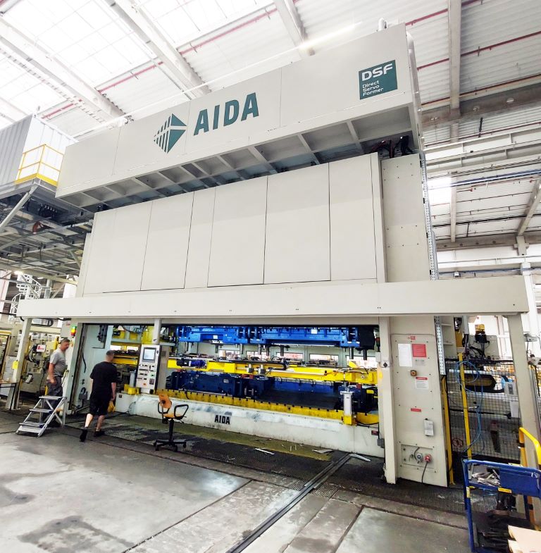 Transfer progressive servo press Aida DSF-TE4-20000-730-250 - 2000 ton (ID: 76378) - Dabrox.com