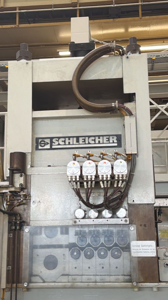 Decoiler straightening machine Schleicher RMS 8-70/160-650