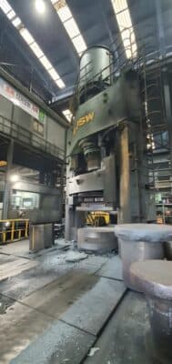 Hydraulic open die forging press JSW 2500 MT — 2500 ton (Photo 15)