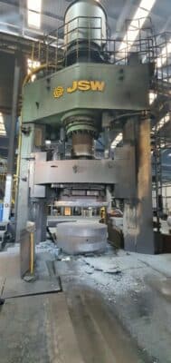 Hydraulic open die forging press JSW 2500 MT — 2500 ton ID: 76449