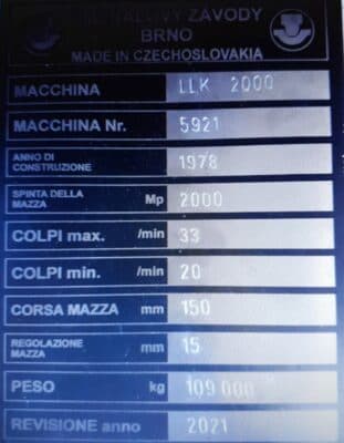 Knuckle joint press Smeral LLK 2000 — 2000 ton (Photo 4)