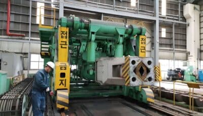 Hydraulic open die forging press JSW 2500 MT — 2500 ton (Photo 2)
