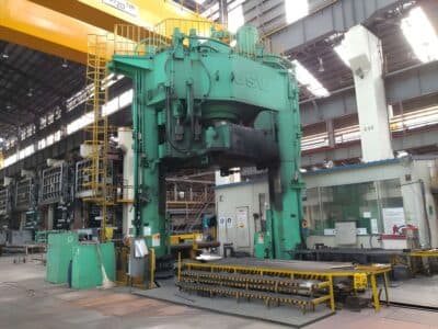 Hydraulic open die forging press JSW 2500 MT — 2500 ton ID: S91425