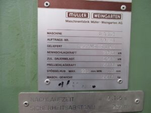 Screw press Weingarten PA 140 - 320 ton (ID: S89421) - Dabrox.com