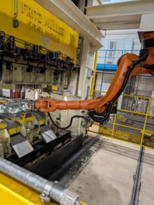 Tandem press line Fritz Muller 6P/5200 — 5200 ton (Photo 20)