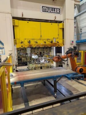 Tandem press line Fritz Muller 6P/5200 — 5200 ton (Photo 14)