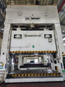 Stamping press Erfurt PKZV 1250 FS - 1250 ton (ID: 76296) - Dabrox.com