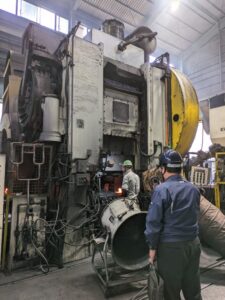 Closed die forging press Erie MT4000 — 4000 ton