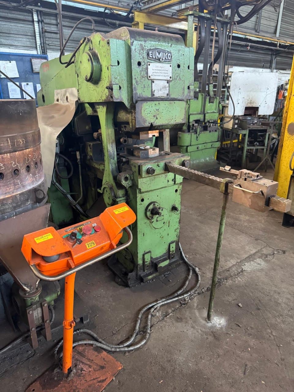 Forging upsetter Eumuco SMZE 8 — 80 ton