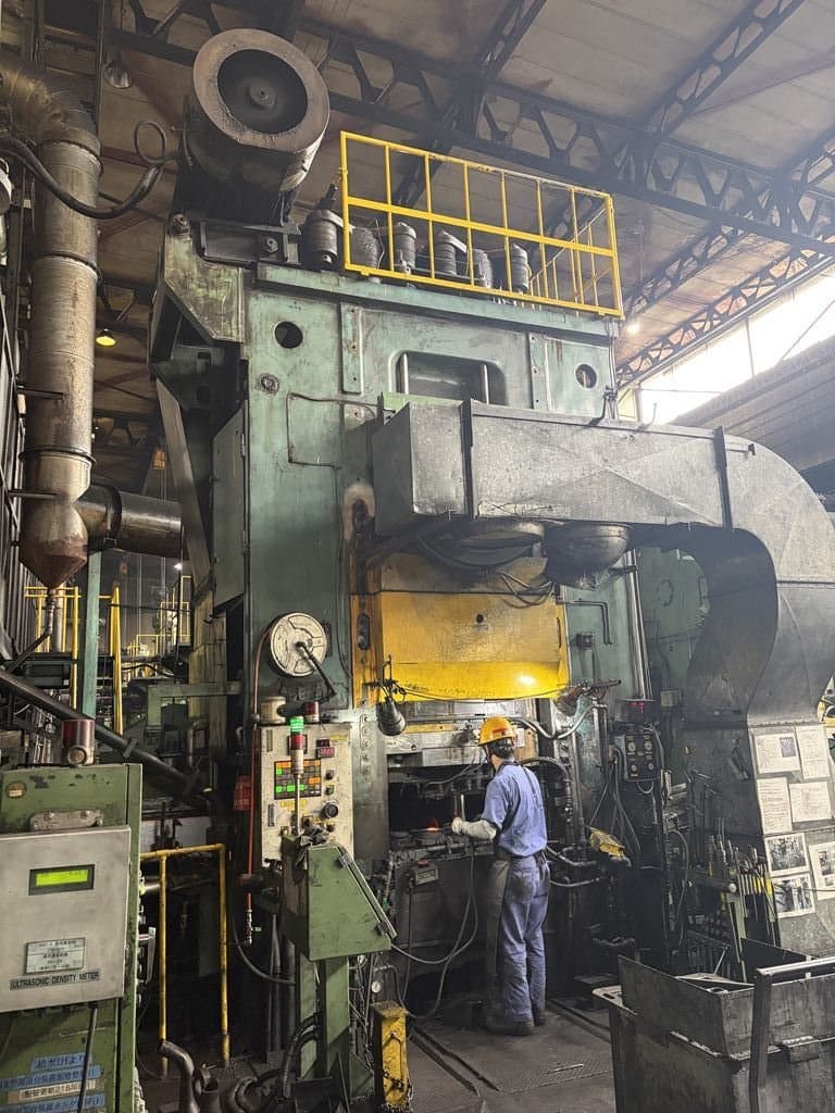 Hot forging press Smeral LMZ 1600 — 1600 ton