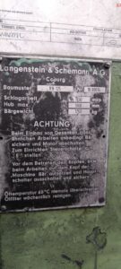 Hydraulic forging hammer Lasco KH 125 - 12 kJ (ID: 76320) - Dabrox.com